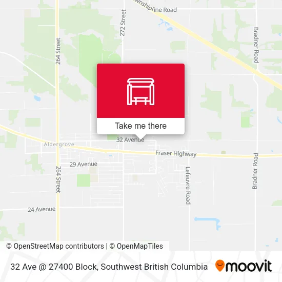 32 Ave @ 27400 Block map