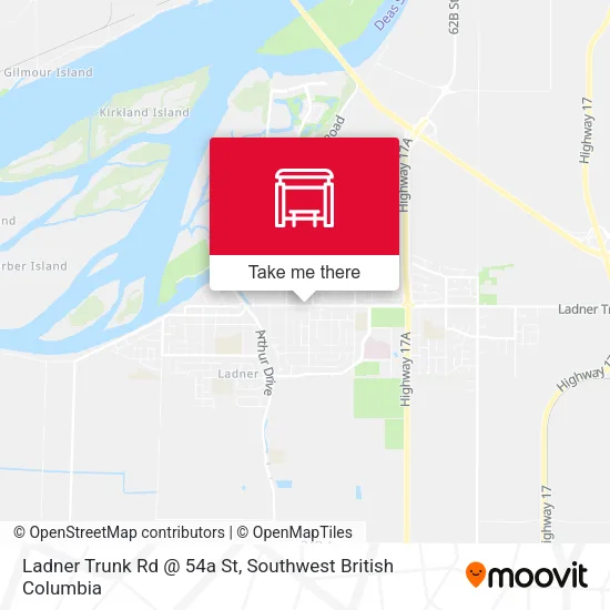 Ladner Trunk Rd @ 54a St map