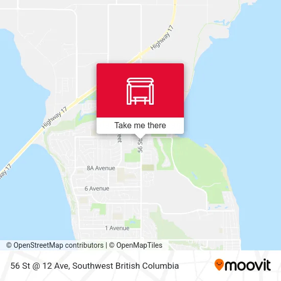 56 St @ 12 Ave map