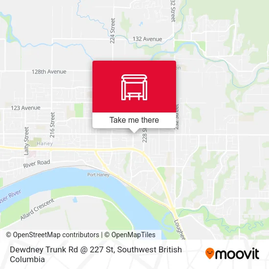 Dewdney Trunk Rd @ 227 St plan