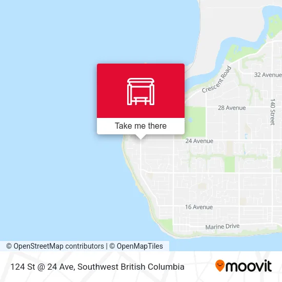 124 St @ 24 Ave map