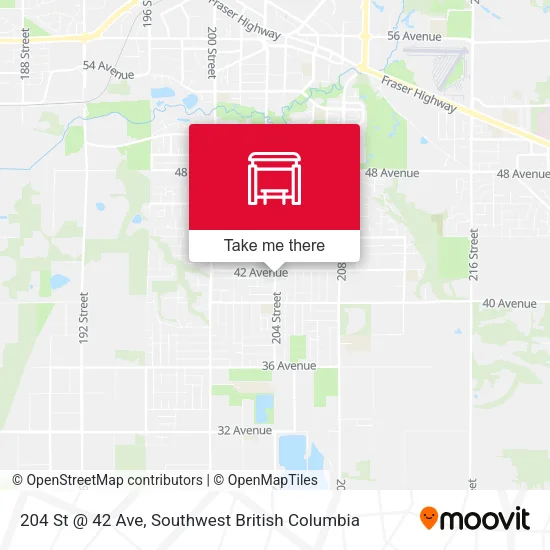 204 St @ 42 Ave map