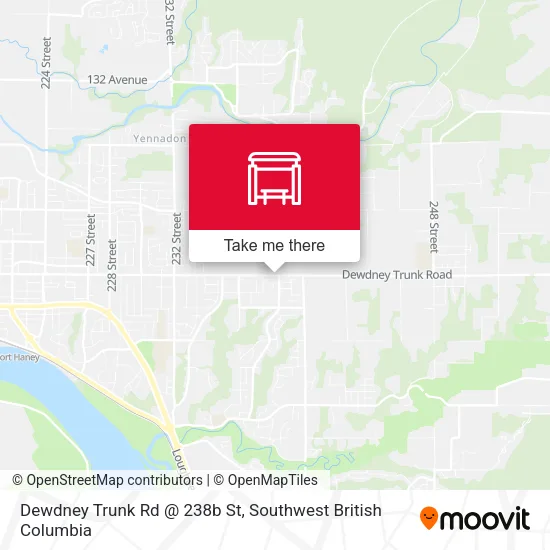 Dewdney Trunk Rd @ 238b St map