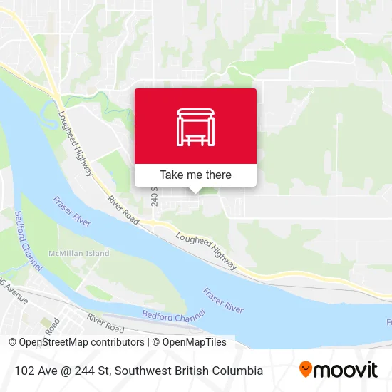 102 Ave @ 244 St map