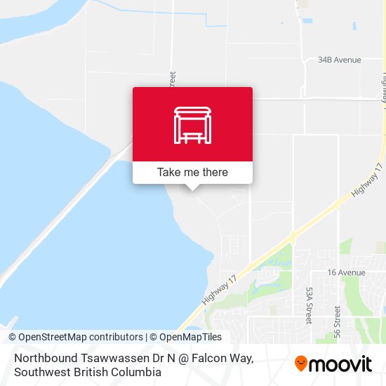 Northbound Tsawwassen Dr N @ Falcon Way map