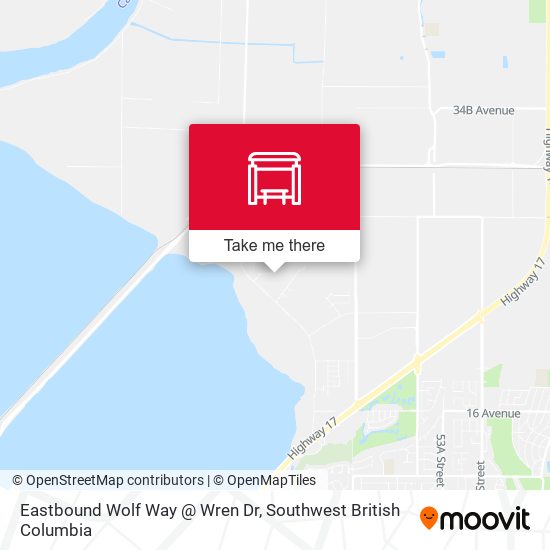 Eastbound Wolf Way @ Wren Dr plan