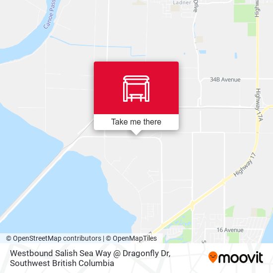 Westbound Salish Sea Way @ Dragonfly Dr map