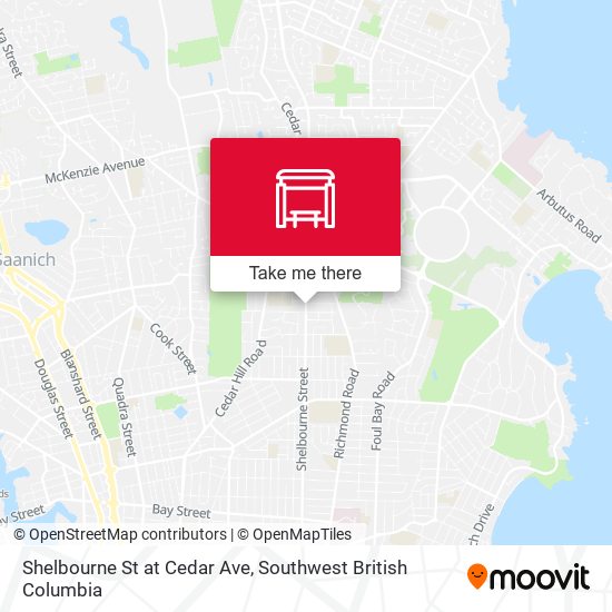 Shelbourne St at Cedar Ave plan