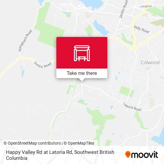 Happy Valley Rd at Latoria Rd map