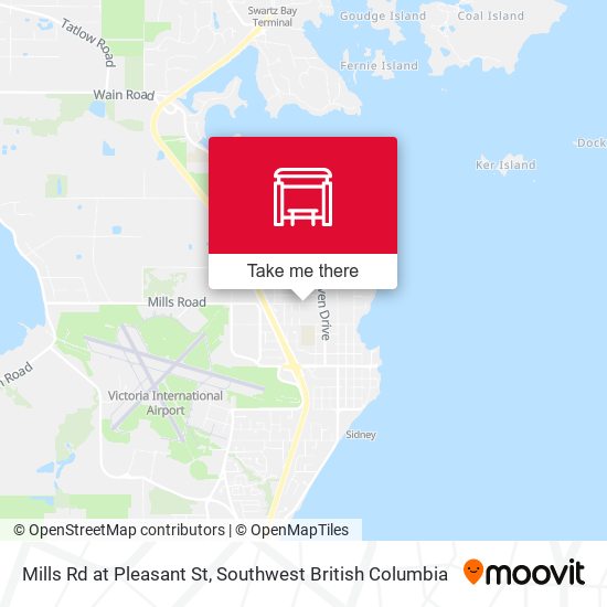 Mills Rd at Pleasant St map