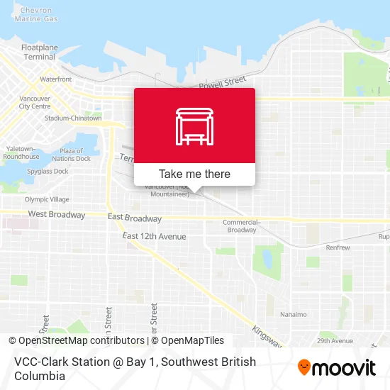 VCC-Clark Station @ Bay 1 map