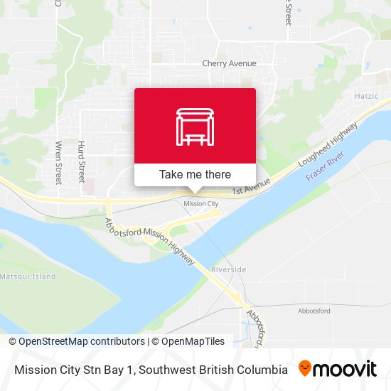 Mission City Stn Bay 1 map