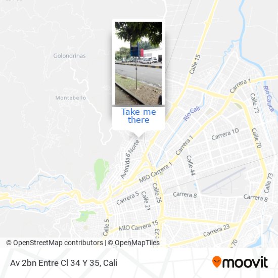 Mapa de Av 2bn Entre Cl 34 Y 35