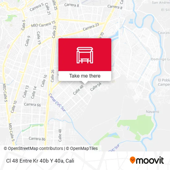 Mapa de Cl 48 Entre Kr 40b Y 40a