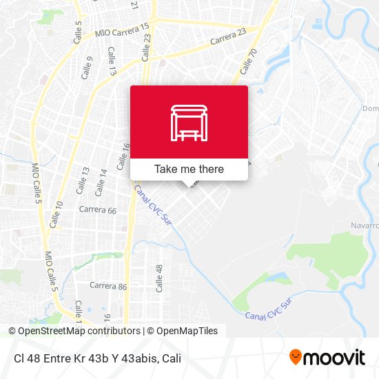 Cl 48 Entre Kr 43b Y 43abis map