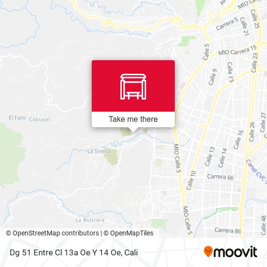 Dg 51 Entre Cl 13a Oe Y 14 Oe map