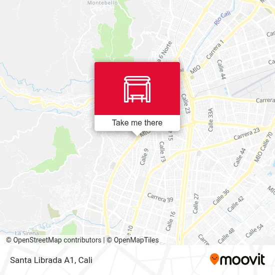 Santa Librada A1 map