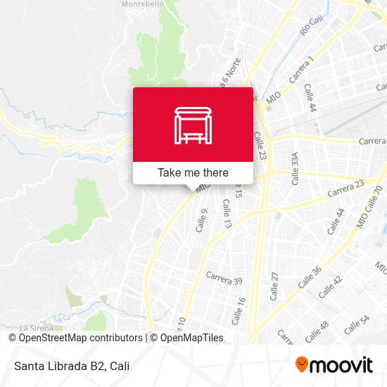 Santa Librada B2 map