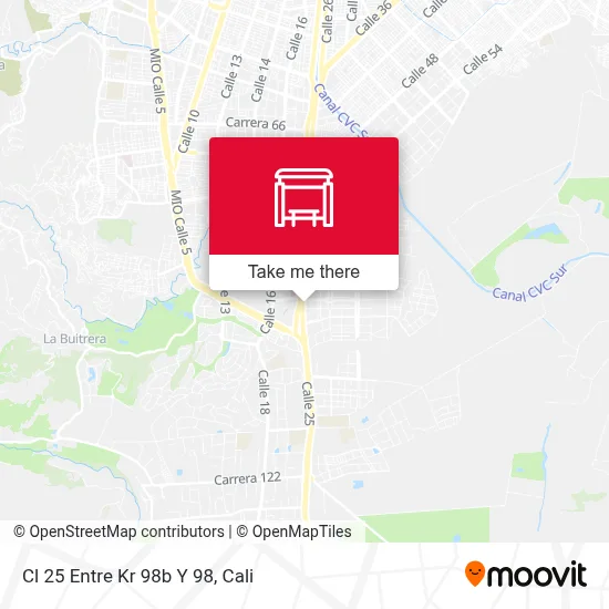 Cl 25 Entre Kr 98b Y 98 map