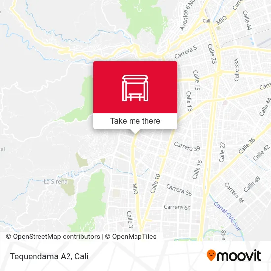 Tequendama A2 map