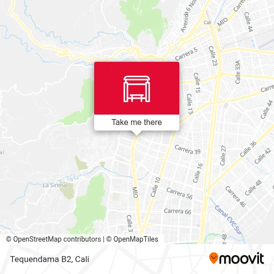 Tequendama B2 map