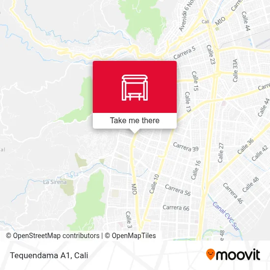 Tequendama A1 map