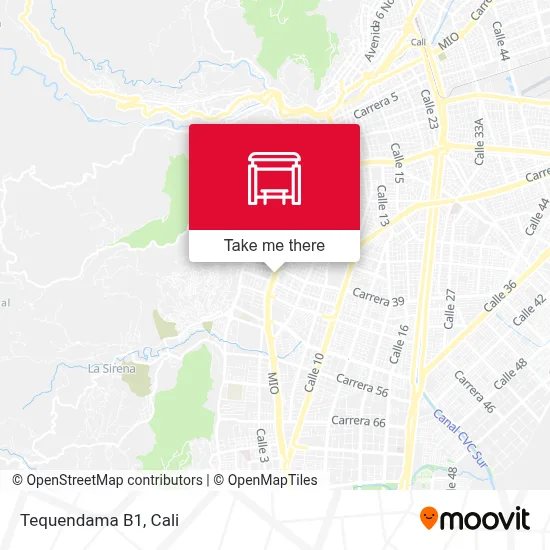 Tequendama B1 map
