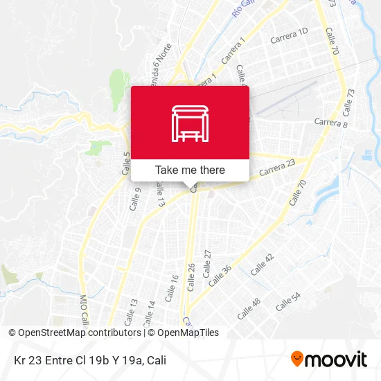Mapa de Kr 23 Entre Cl 19b Y 19a