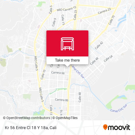 Kr 56 Entre Cl 18 Y 18a map