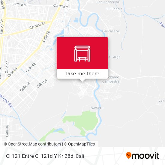 Cl 121 Entre Cl 121d Y Kr 28d map