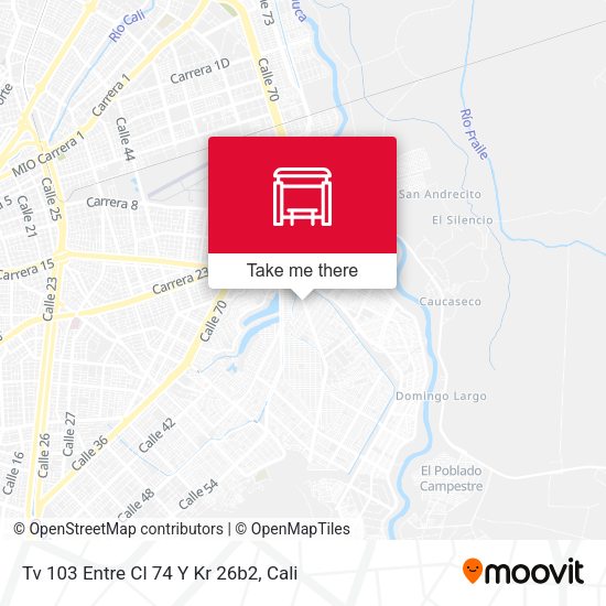 Tv 103 Entre Cl 74 Y Kr 26b2 map