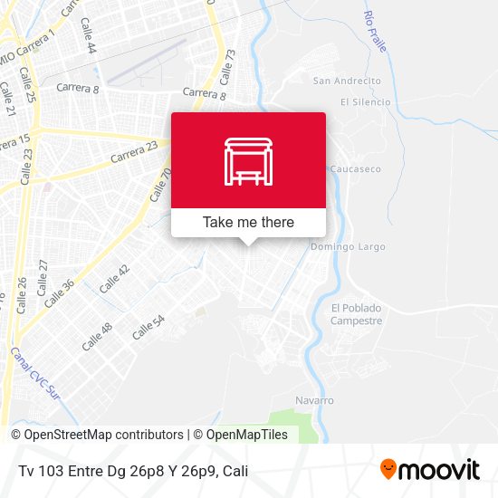 Tv 103 Entre Dg 26p8 Y 26p9 map
