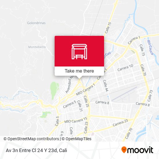 Mapa de Av 3n Entre Cl 24 Y 23d