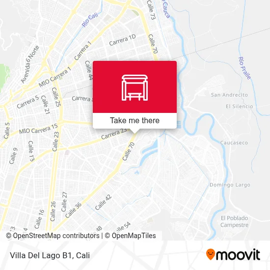 Villa Del Lago B1 map