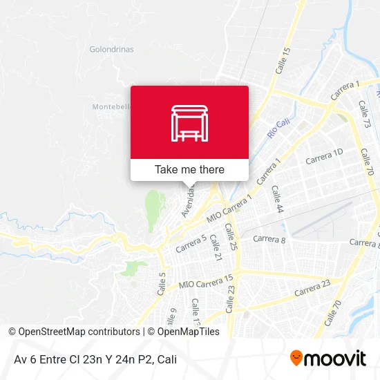 Mapa de Av 6 Entre Cl 23n Y 24n P2