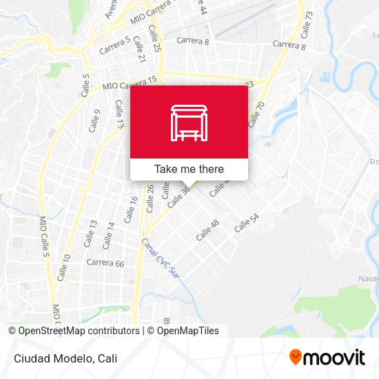 Mapa de Ciudad Modelo