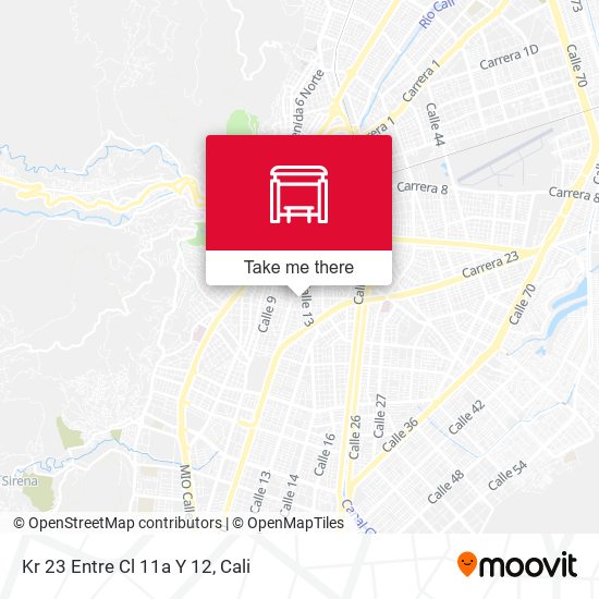 Kr 23 Entre Cl 11a Y 12 map