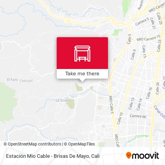 Estación Mio Cable - Brisas De Mayo map
