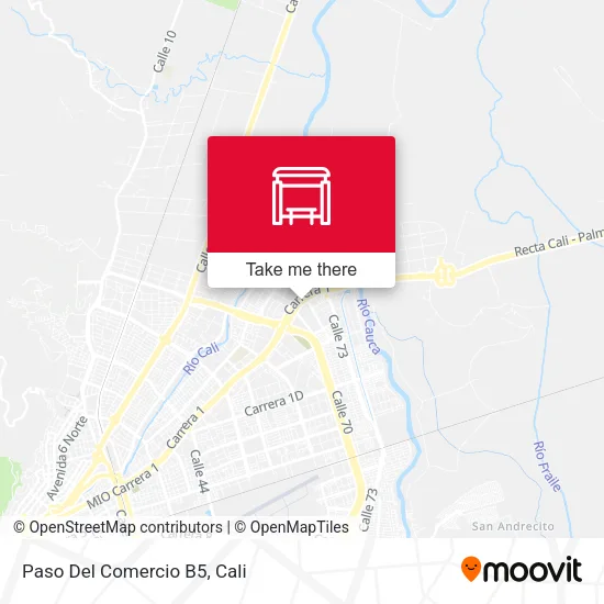 Paso Del Comercio B5 map