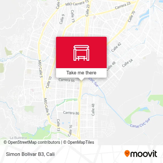 Simon Bolivar B3 map