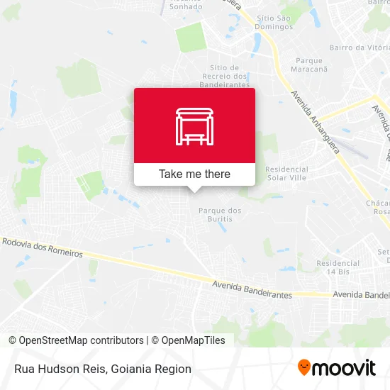 Rua Hudson Reis map
