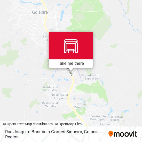 Rua Joaquim Bonifácio Gomes Siqueira map