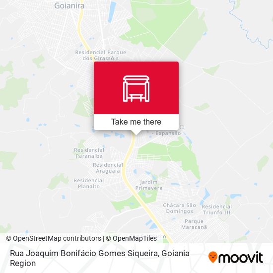 Rua Joaquim Bonifácio Gomes Siqueira map