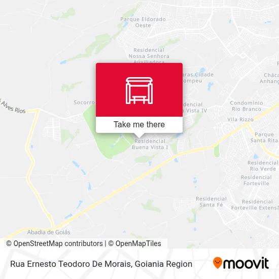 Rua Ernesto Teodoro De Morais map