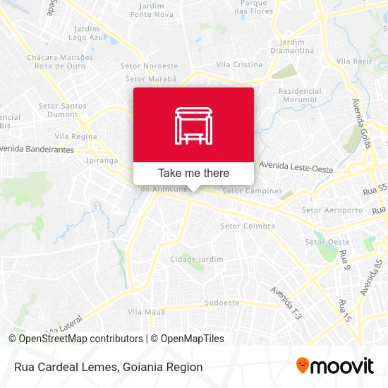 Rua Cardeal Lemes map