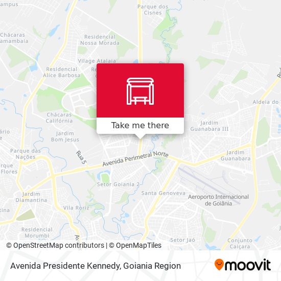 Avenida Presidente Kennedy map