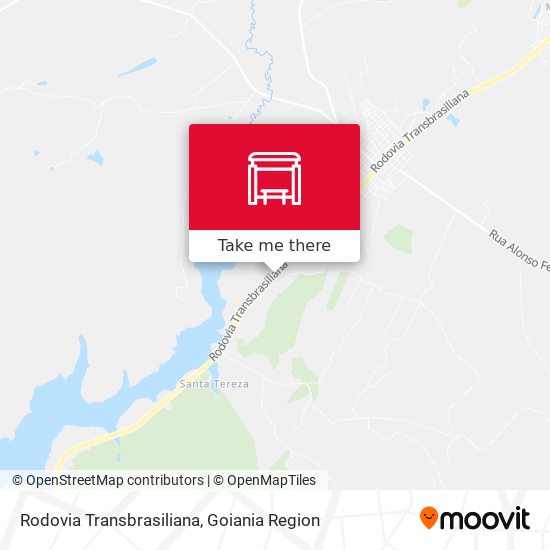 Rodovia Transbrasiliana map
