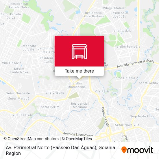 Av. Perimetral Norte (Passeio Das Águas) map