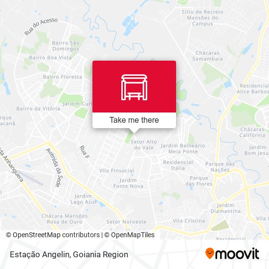 Estação Angelin map