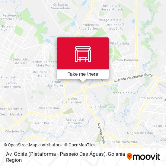 Av. Goiás (Plataforma - Passeio Das Águas) map